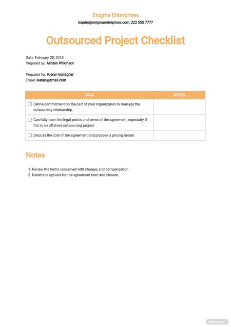 Download 17 Project Checklist Templates Microsoft Word Doc