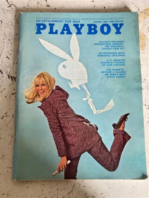 Vintage Playboy Magazine March Picclick