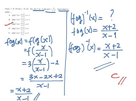 Invers Math Algebra Inverse Functions Showme