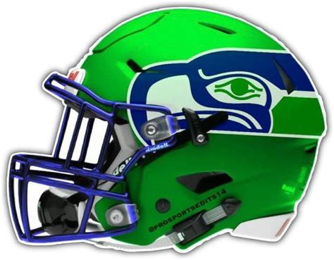 Seattle Seahawks Nfl Helmet Car Bumper Sticker Decal 5 X 4