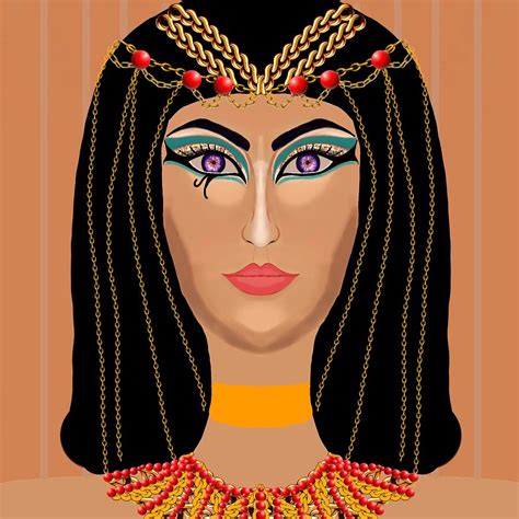 Queen Cleopatra Digital Art By Jasmin Pranada Fine Art America