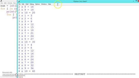 Python For Loop Multiplication Table 14 Images Python Function To