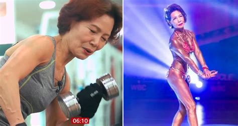 Year Old Korean Bodybuilding Grandma Crushes Competitors Half Her Age