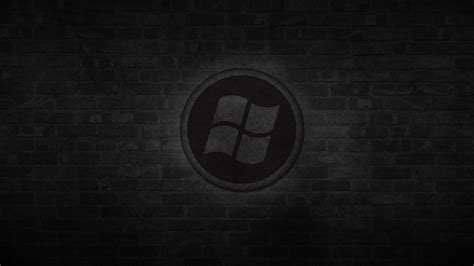 Dark Windows Logo 1920 X 1080 Hdtv 1080p Wallpaper