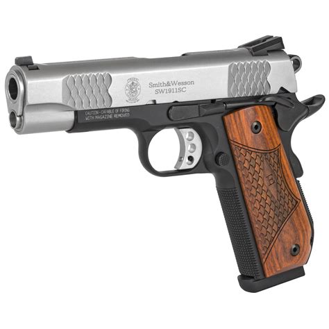 Smith And Wesson Sw1911sc E Series 45 Acp Round Butt Scandium Frame
