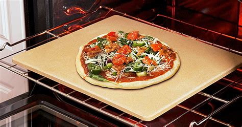 Not only are there different materials, but there are also different shapes and sizes. Honey-Can-Do Rectangular Pizza Stone Just $14 at Amazon
