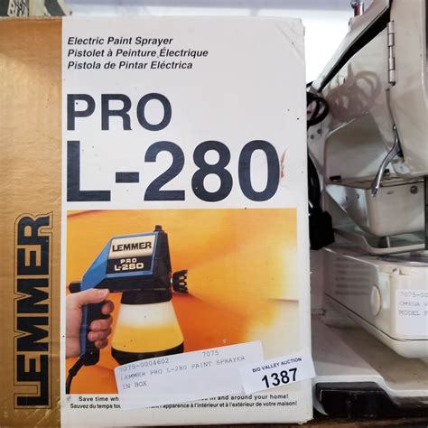 Lemmer Pro L 280 Paint Sprayer In Box