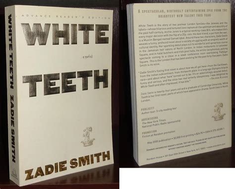 white teeth by smith zadie softcover 2000 first edition first printing rare book cellar