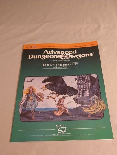 Dungeons And Dragons Reprint Of Uk5 Eye Of The Serpent Ebay