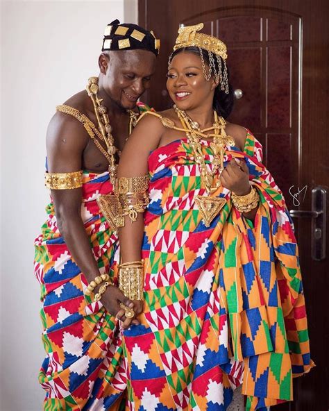 Kente And Kitenge Dress Styles Ghana African Wedding Attire Culture Clothing Ghana