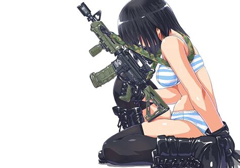 Guns Assassin Beauty New Anime Assassin Girl Wall Guns Hd Wallpaper Peakpx
