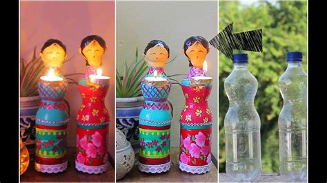 Dolls Diya Using Plastic Bottles For Diwali Decorations Diy Home