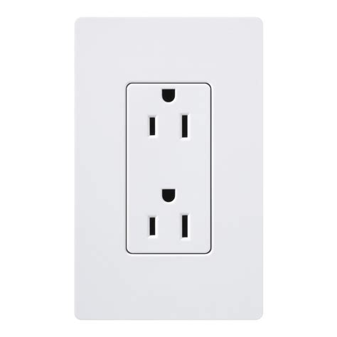 Browse our selection of lutron dimmer switches, electrical outlets, electrical wall plates. Lutron White Recessed Outlet | CARS-15-TR-WH | Destination ...