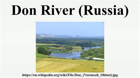 Don River Russia Youtube