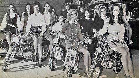 Vintage Photos Of Girls In Mini Skirts On Bikes ~ Vintage Everyday