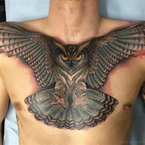 50 Attractive Owl Tattoos Designs On Chest