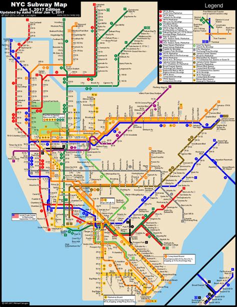 Pdf Large Printable Nyc Subway Map Printable New York Subway Map