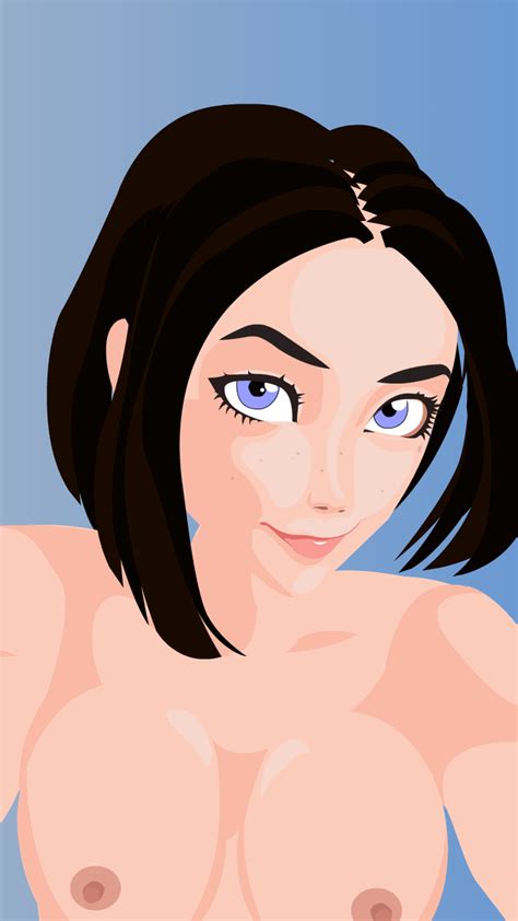 Rule 34 Animated Breasts Implied Sex Looking At Viewer Nipples Nude