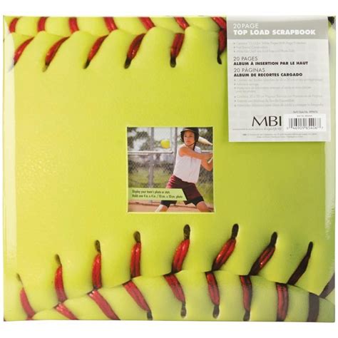 Sports Softball Scrapbook Album Scrapbook Album Hobby Scrapbook