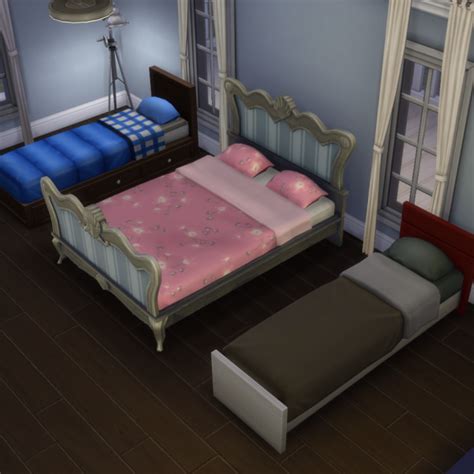 Beds Separated Old Versions Mattress Furniture Bed Sims 4 Studio