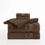 Luxury Supima 6 Piece Dark Brown Towel Set  Walmartcom