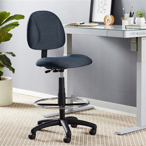 Boss Office Products Ergonomic Works Drafting Chair With Adjustable
