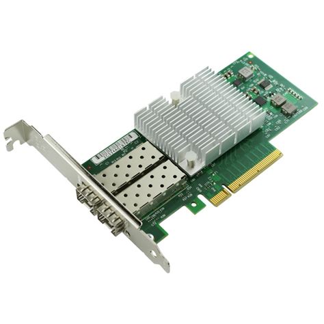 2 Port 10 Gigabit Fiber Ethernet Server Card Jl82599es Chipset Pci E X8