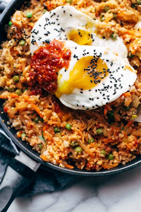 Kimchi Fried Rice With Egg Pinch Of Yum Cool Mom Eats