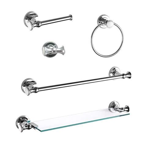 5-Piece Towel Hanger Set | Bathroom hardware set, Bathroom hardware