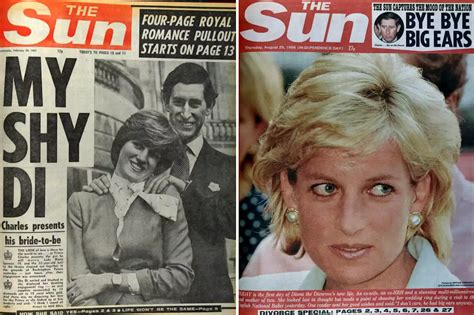 Princess Diana Remembered In The Suns Historic Front Pages 22 Years On