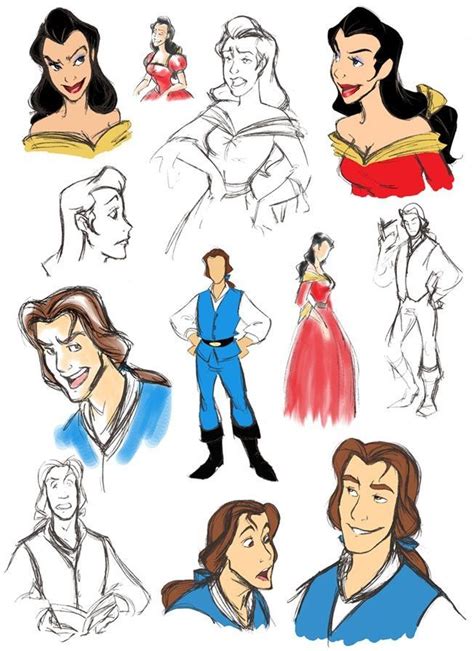 Bell And Gaston From Beauty And The Beast Genderbend Disney Princess