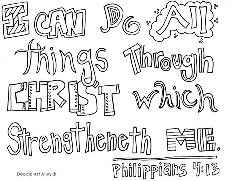Check out our philippians coloring page selection for the very best in unique or custom, handmade pieces from our shops. I CAN DO... | Bible verse coloring page, Bible verse ...