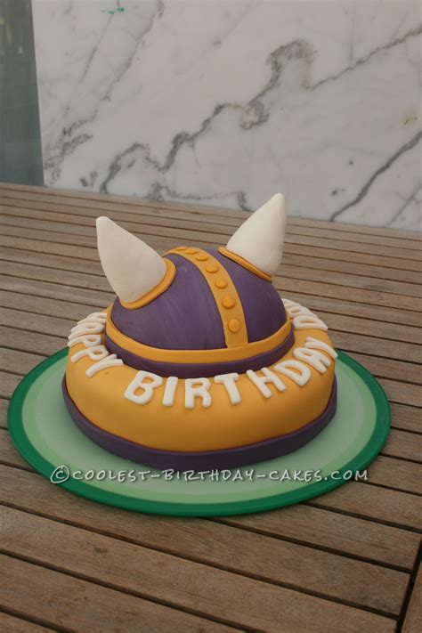 Cool Vikings Birthday Cake