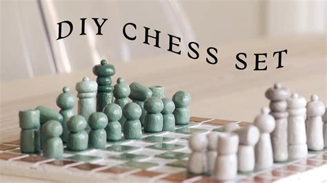Making A Chess Set Clay And Tile Art Youtube