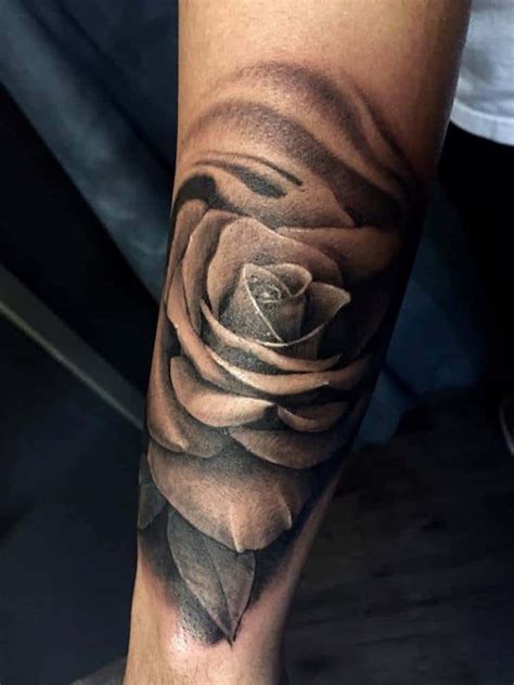 Forearm Rose Tattoo Chronic Ink