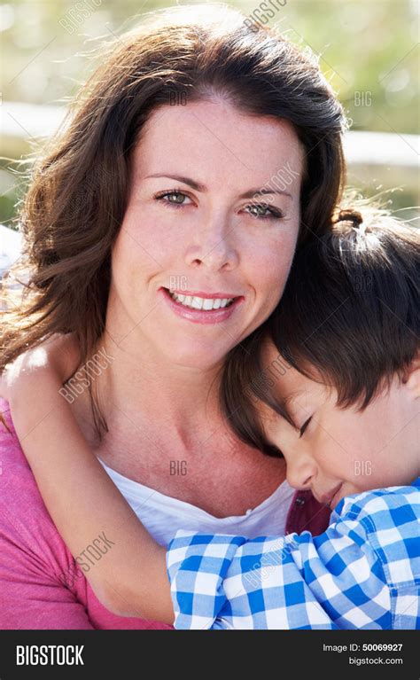 Portrait Mother Son Image And Photo Free Trial Bigstock