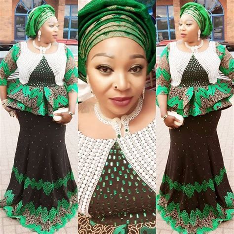 Gorgeous Aso Ebi Styles Skirt And Blouse Styles For Weddings