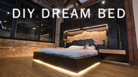 Diy Dream Bed Modern Bedroom Renovation For My Loft Woodworking