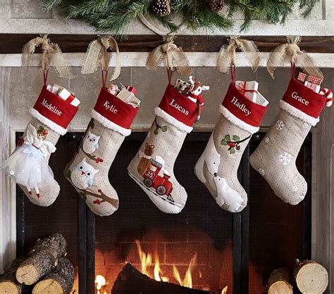 Woodland Stocking Collection Xmas Stockings Christmas Stockings Diy