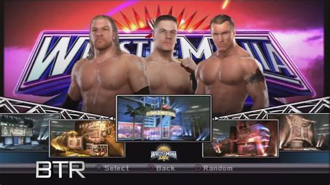Wwe Smackdown Vs Raw 2009 Arena Selection Screen Including All