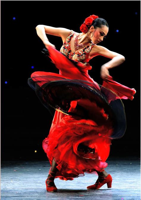 Hot Spanish Dancer Flamenco Dancers Cultural Dance Flamenco Dancing
