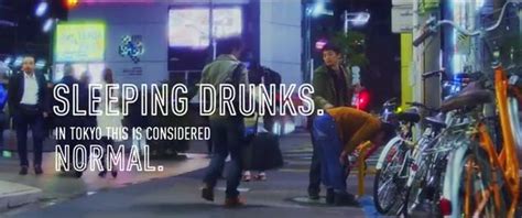 Video Bar Makes Live Advertisements Out Of Drunk People Sleeping On Street Tokyo Desu
