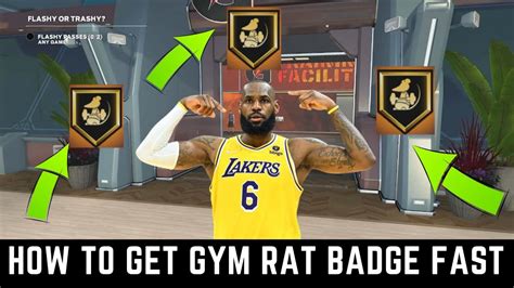 Gym Rat Badge 2k23