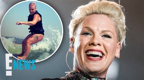 Pink Embraces Her Thunder Thighs In Body Positive Post E News Youtube