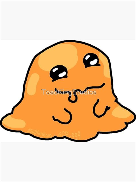 Scp 999 Orange Blob Tickle Monster Photographic Print By