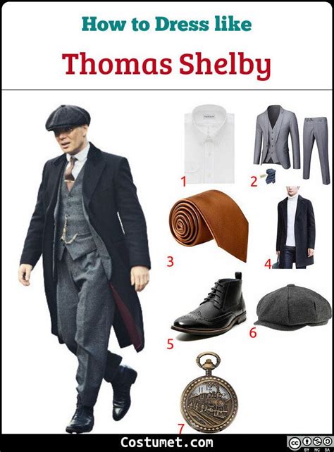 Thomas Shelby Peaky Blinders Costume For Cosplay And Halloween