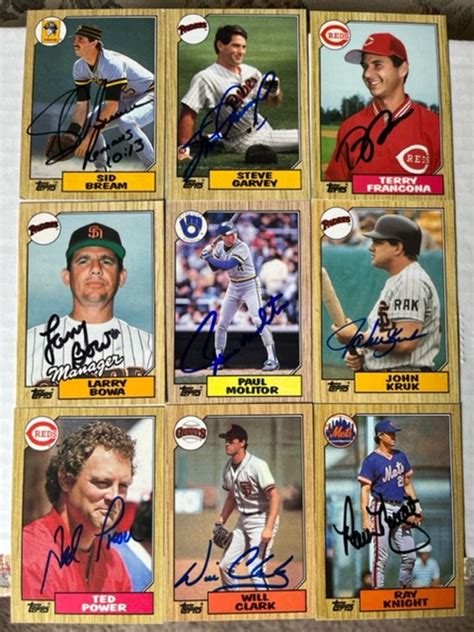 Popularity Of 1987 Topps Baseball Set Leads To Interesting Ttm Project