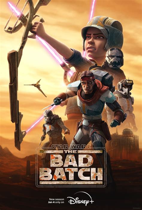 Star Wars The Bad Batch Rolls Out Omega And Hunter Season 2 Posters
