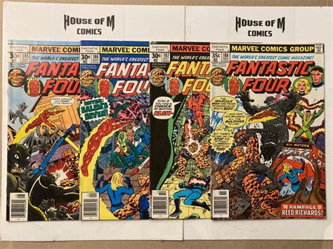 Fantastic Four 185 186 187 And 188 Bronze Age Gems Catawiki