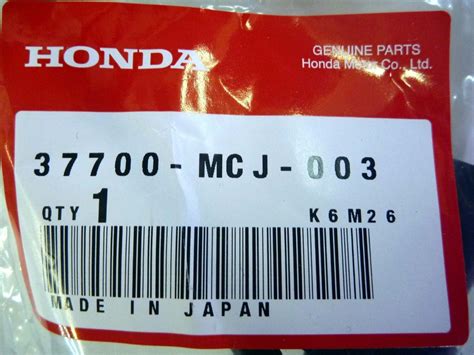 Genuine Honda Cbr900rr Cbr929rr Cb600f Hornet Speedo Meter Sensor 37700